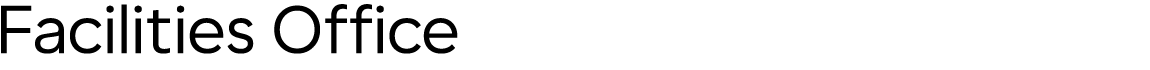 Mobile Wordmark for the Facilities Office Wordmark